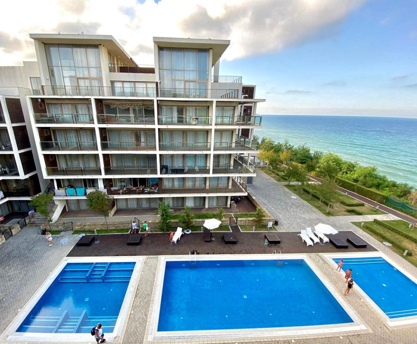 Апартаменты Sea View Penthouse Обзор Экстерьер фото