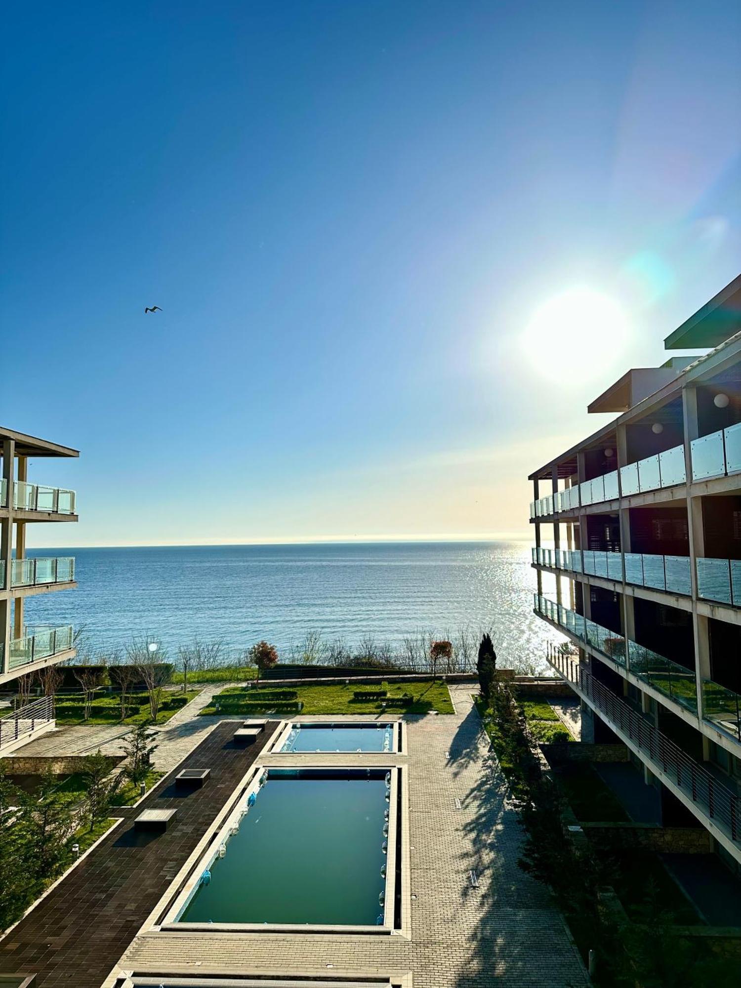 Апартаменты Sea View Penthouse Обзор Экстерьер фото